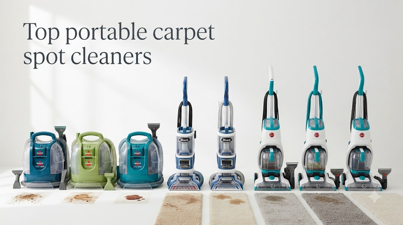Top portable carpet spot cleaners