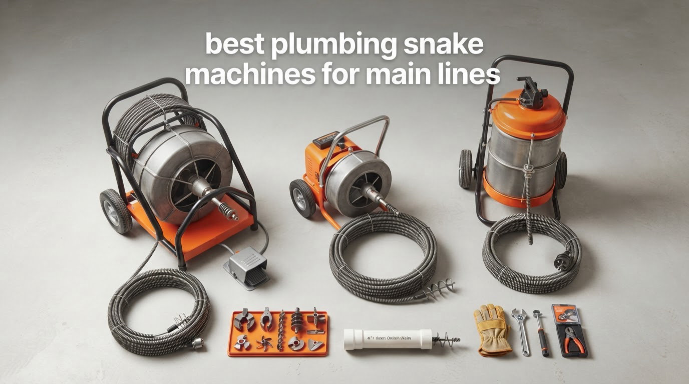 best plumbing snake machines for main lines