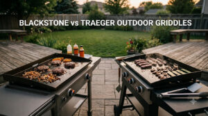 Blackstone vs Traeger outdoor griddles