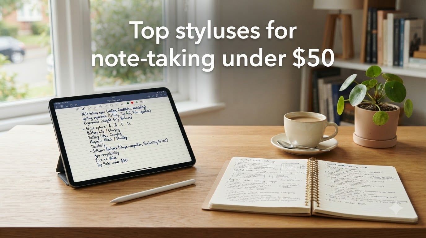 Top styluses for note-taking under $50