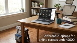 Affordable laptops for online classes under $500