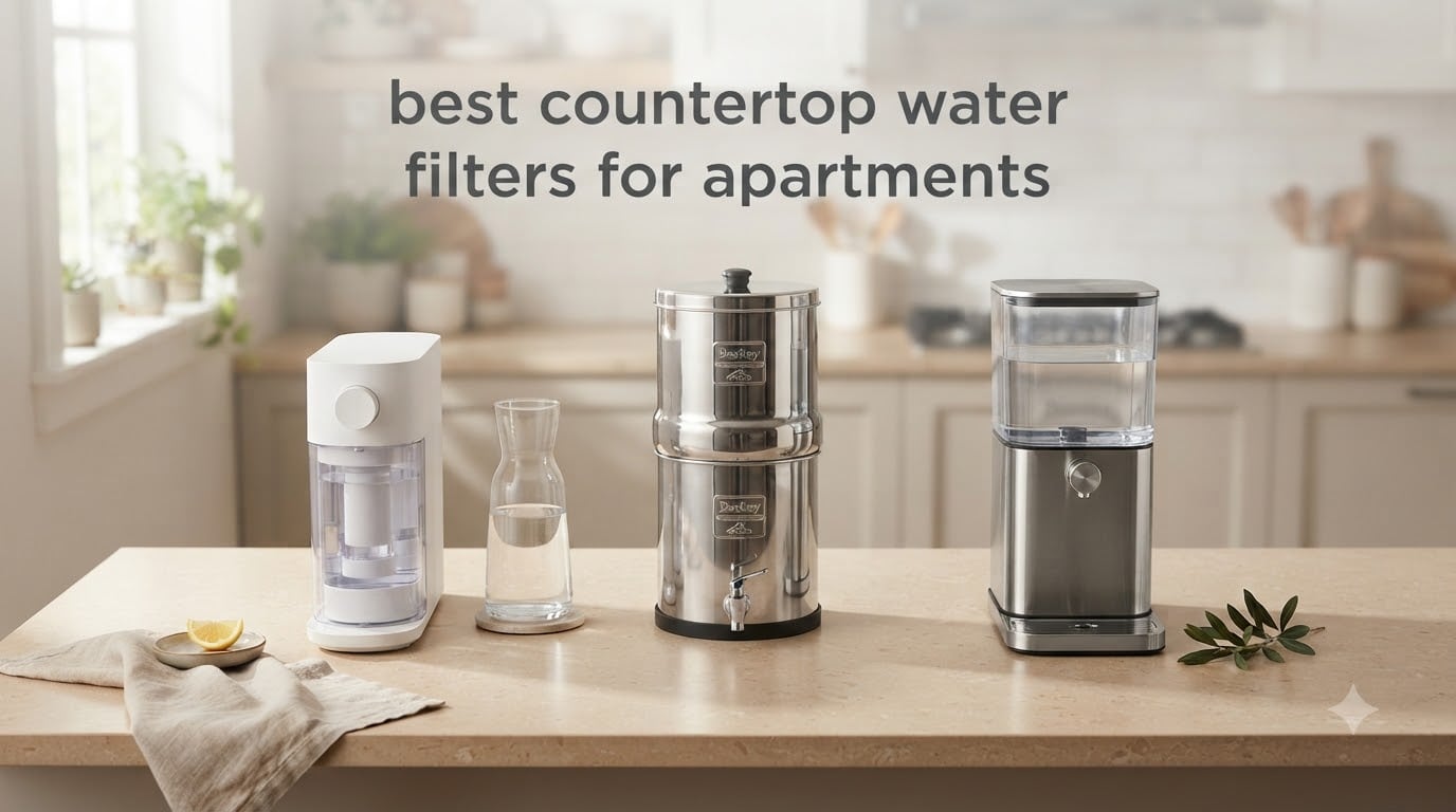 best countertop water filters for apartments