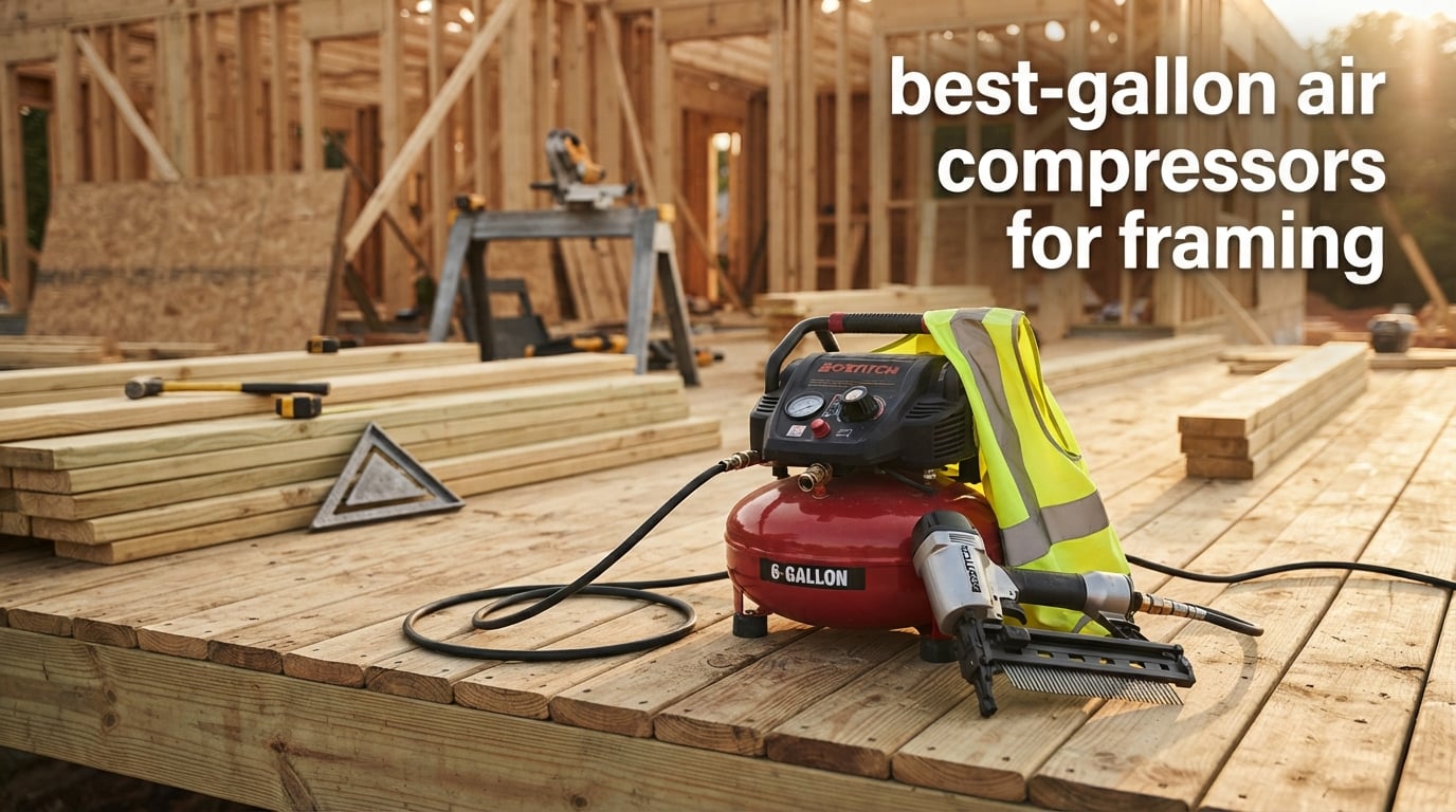 best 6-gallon air compressors for framing