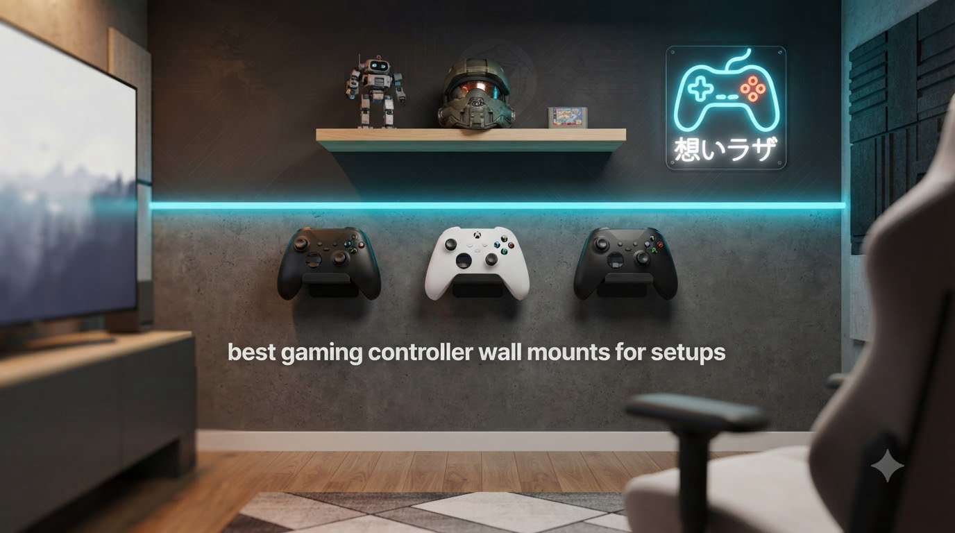 best gaming controller wall mounts for setups