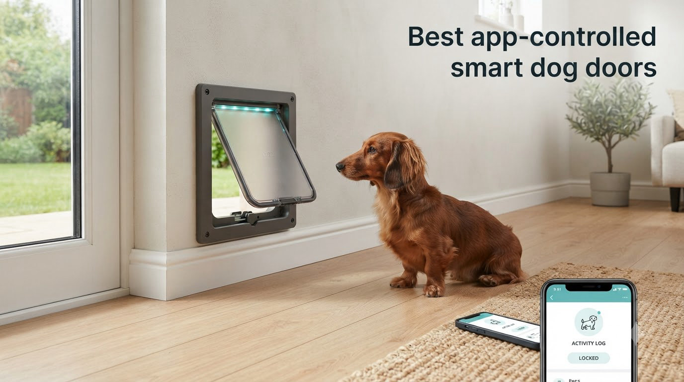 Best app-controlled smart dog doors