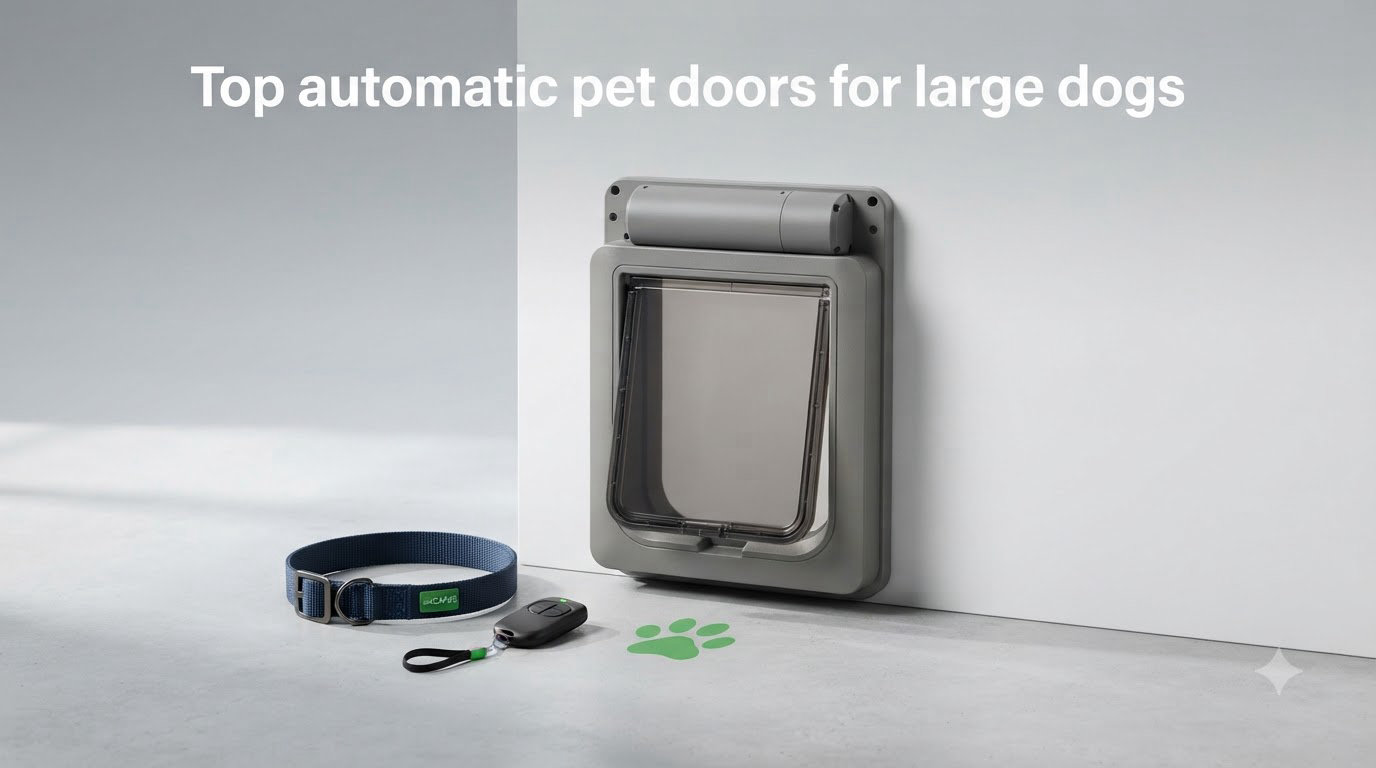 Top automatic pet doors for large dogs