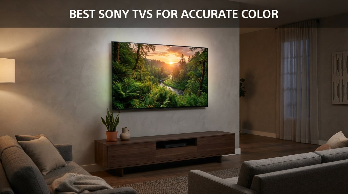 best Sony TVs for accurate color