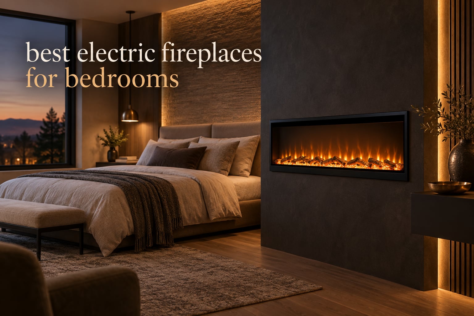 best electric fireplaces for bedrooms