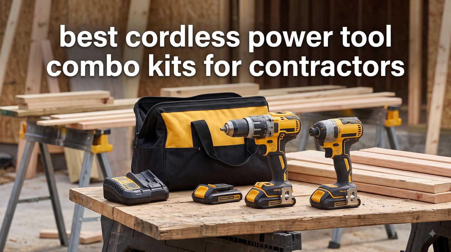 best cordless power tool combo kits for contractors