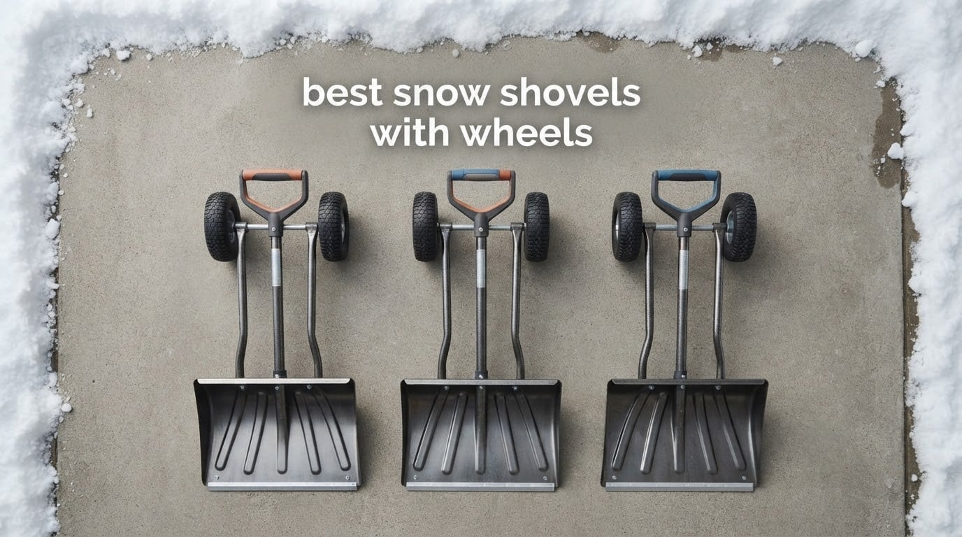 best snow shovels with wheels
