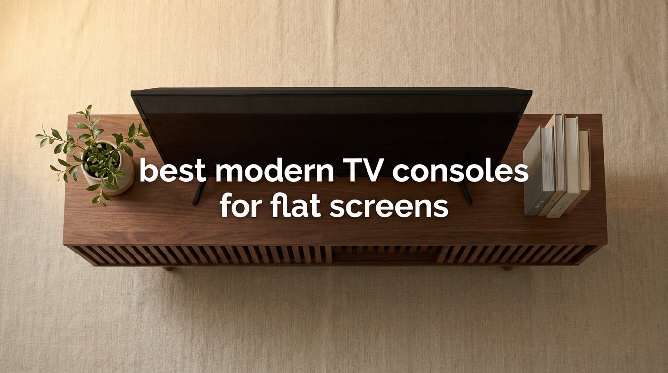 best modern TV consoles for flat screens