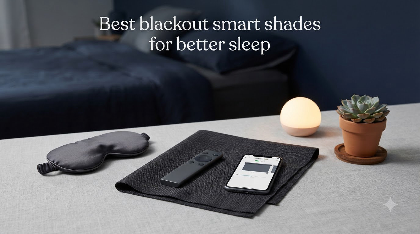 Best blackout smart shades for better sleep