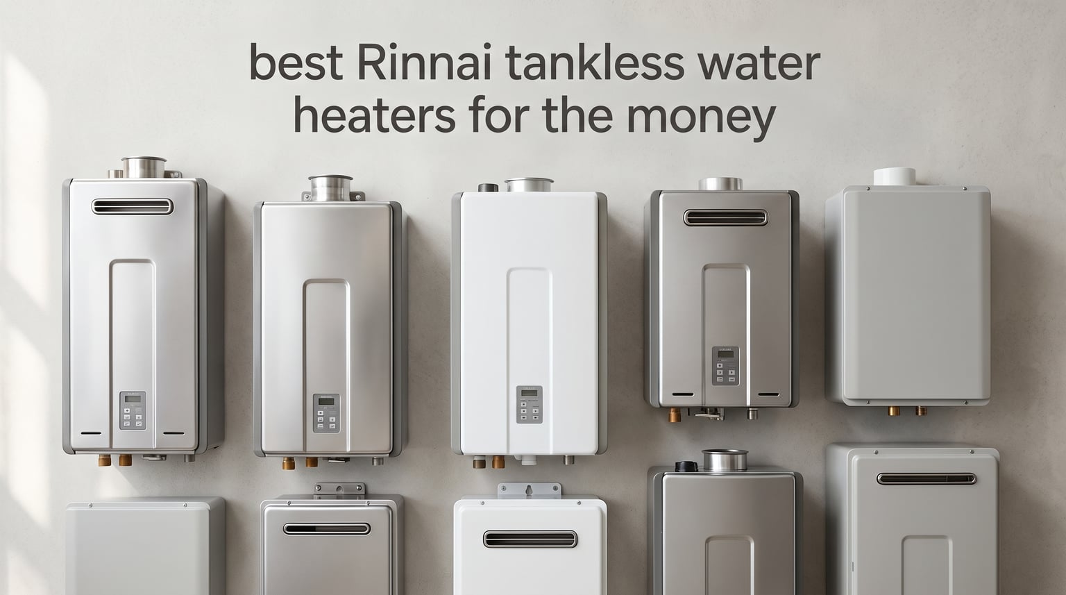 best Rinnai tankless water heaters for the money
