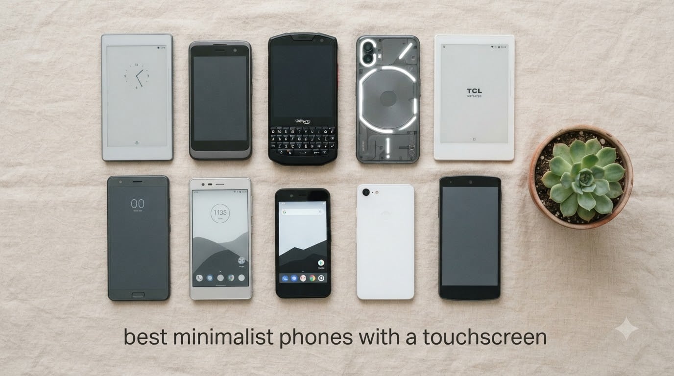 best minimalist phones with a touchscreen