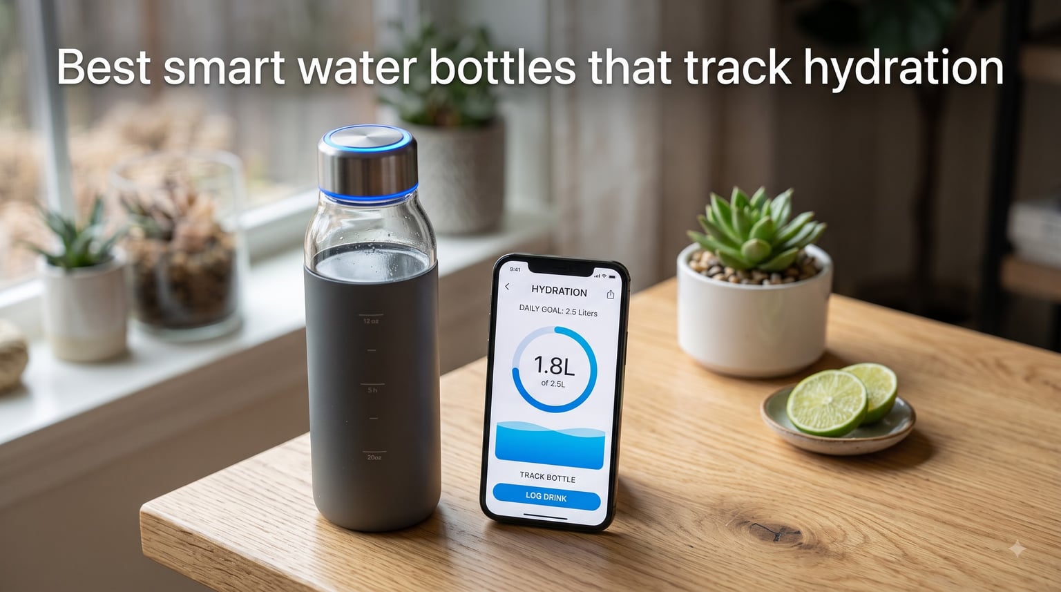 Best smart water bottles that track hydration