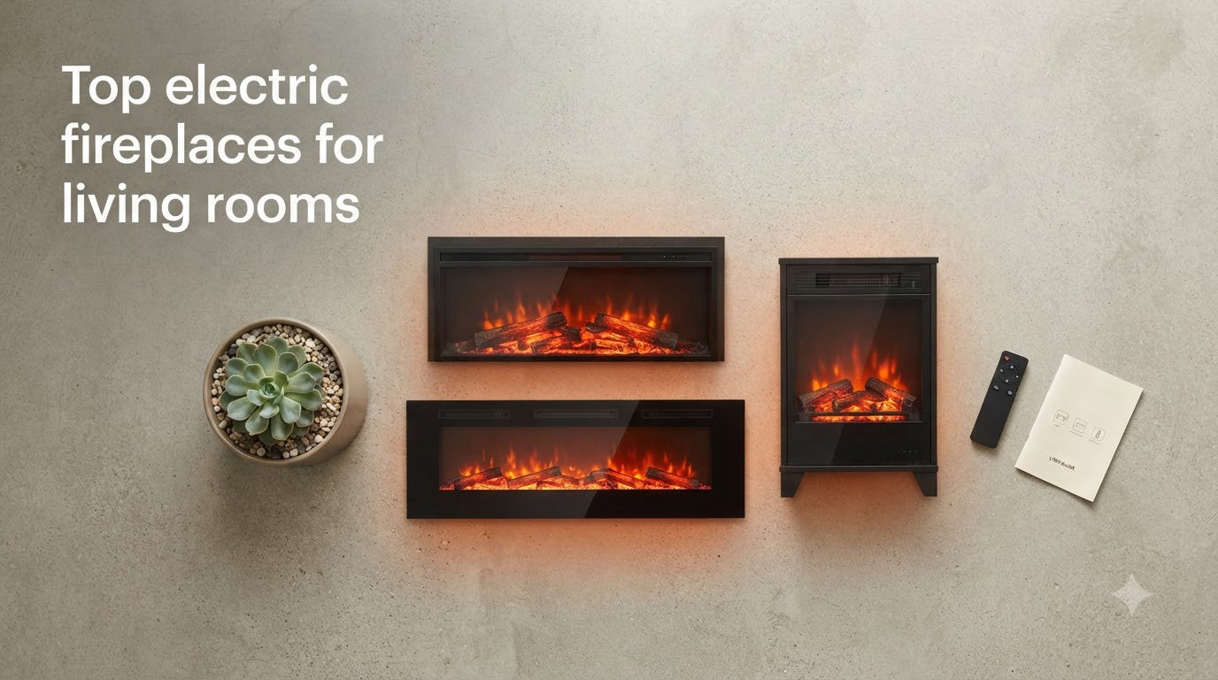 Top electric fireplaces for living rooms