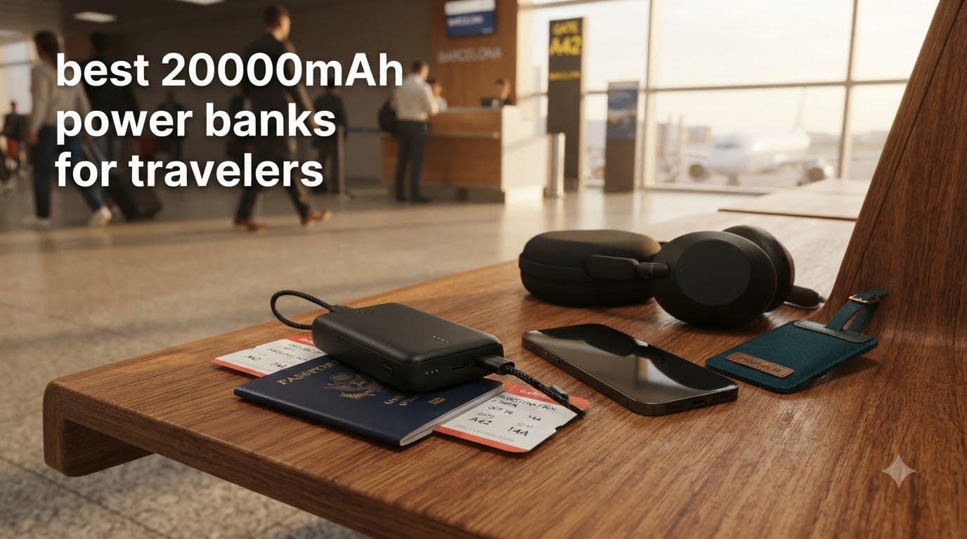 best 20000mAh power banks for travelers