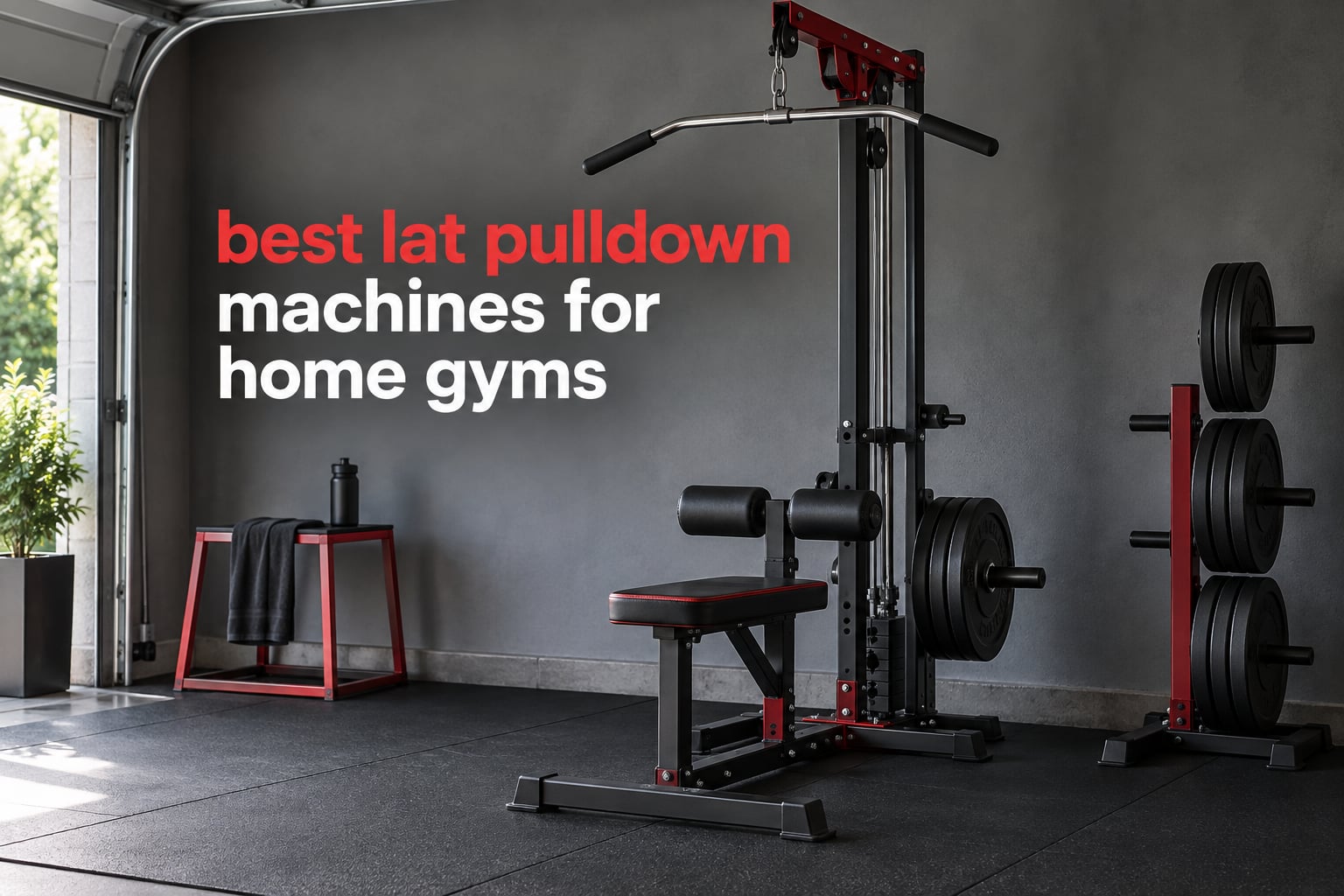 best lat pulldown machines for home gyms