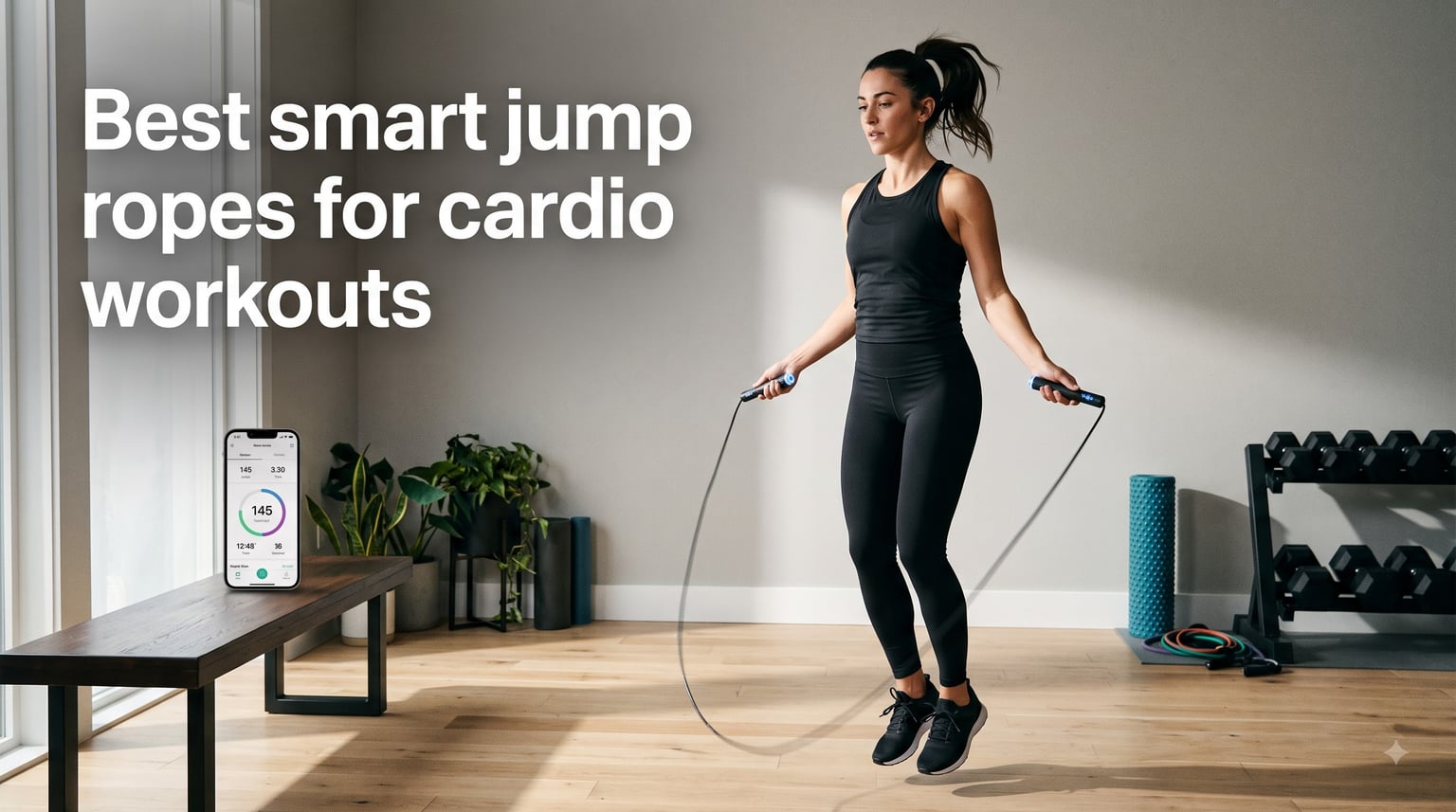 Best smart jump ropes for cardio workouts