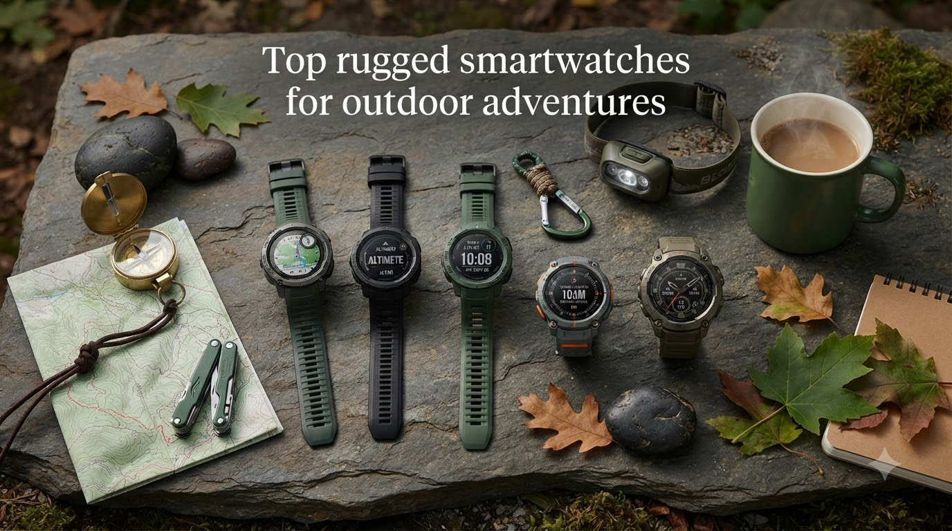 Top rugged smartwatches for outdoor adventures