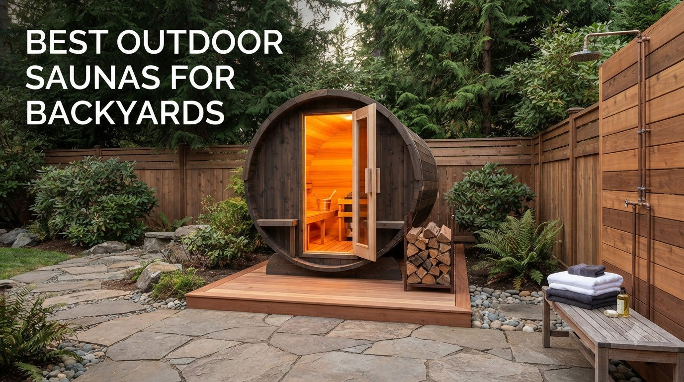 best outdoor saunas for backyards
