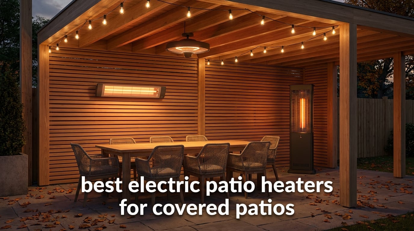 best electric patio heaters for covered patios