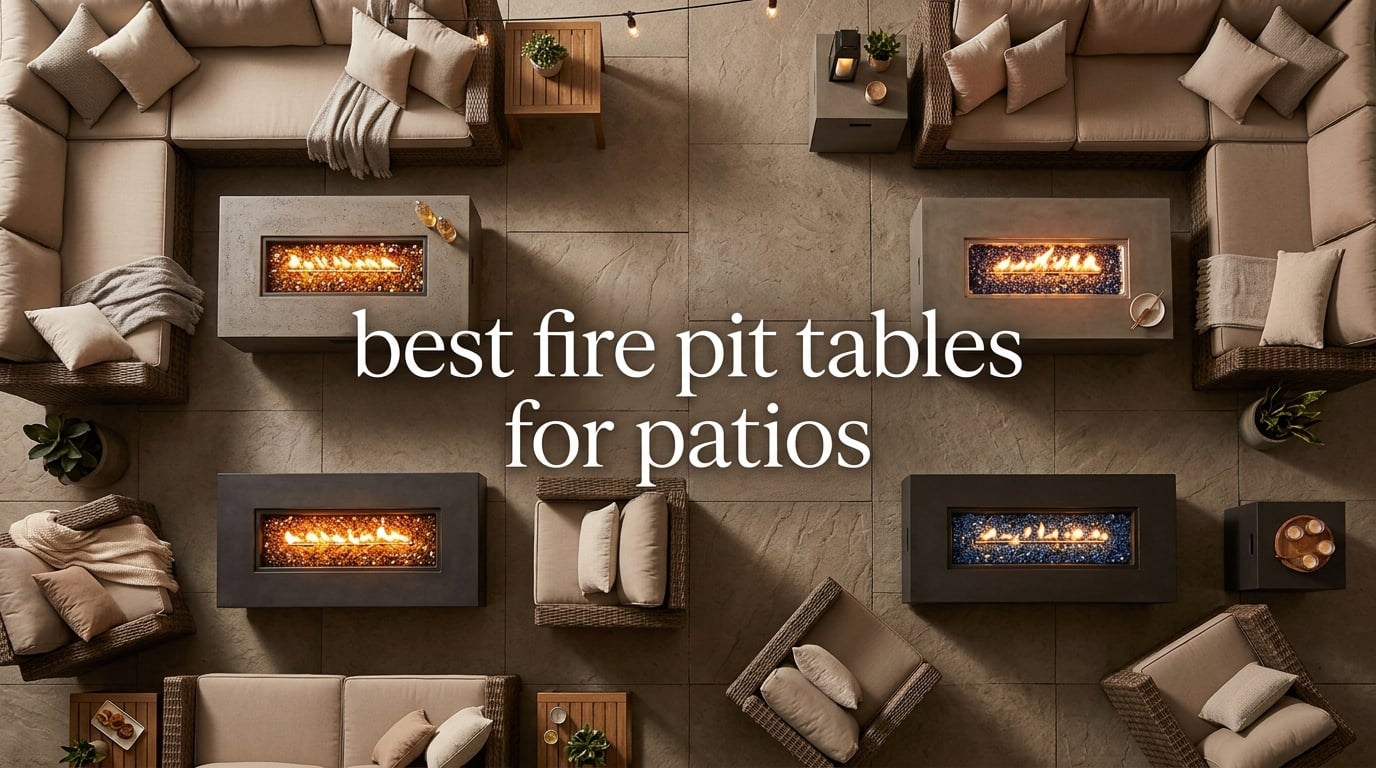 best fire pit tables for patios
