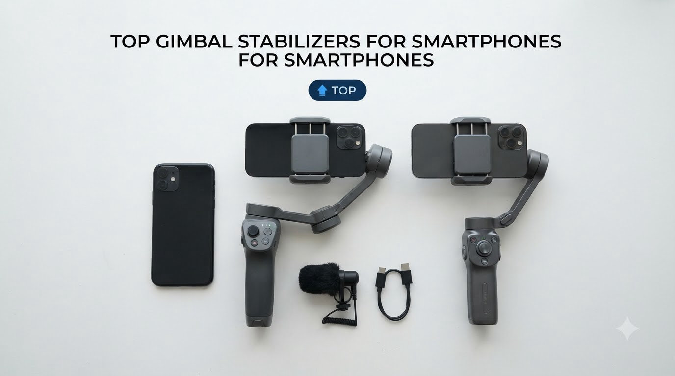 Top gimbal stabilizers for smartphones