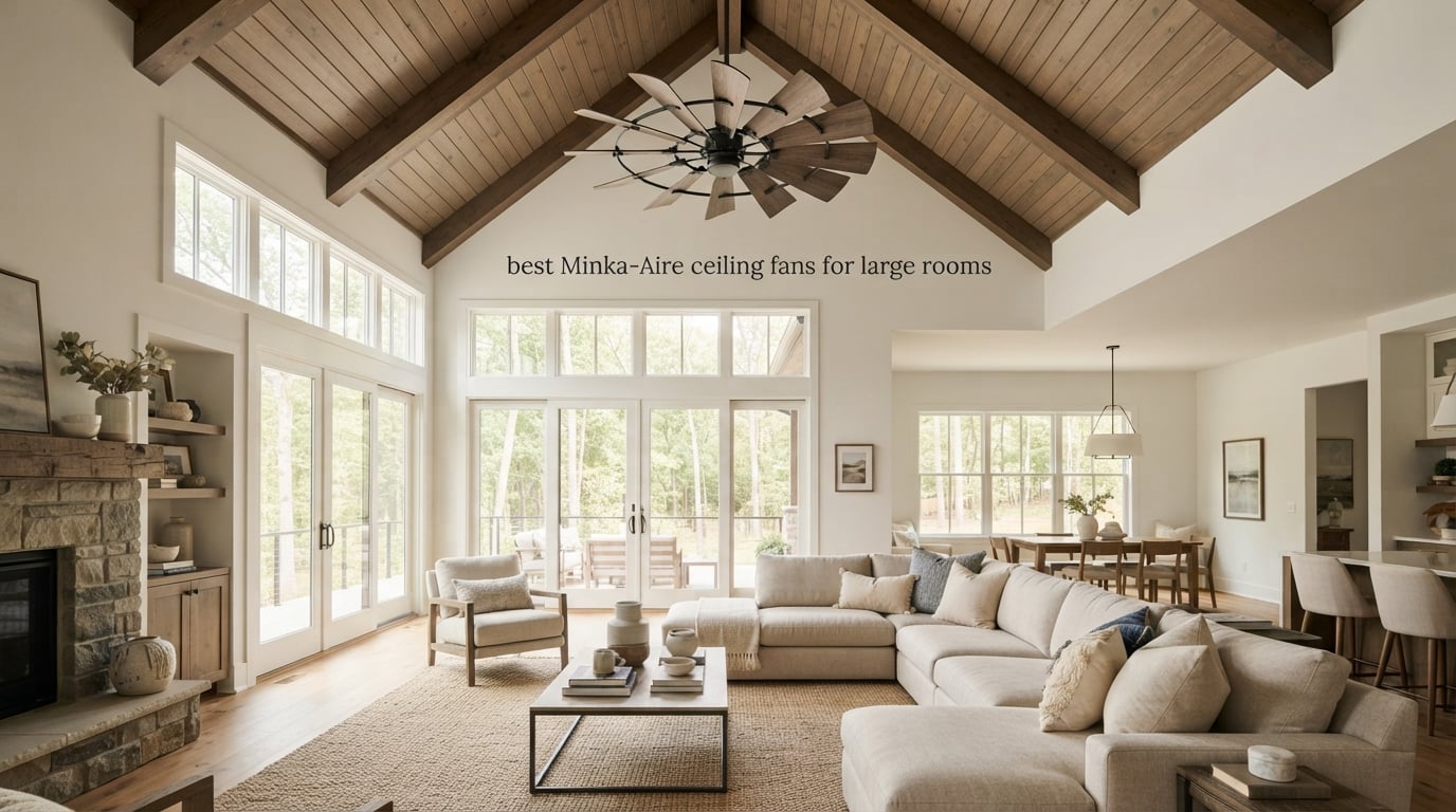 best Minka-Aire ceiling fans for large rooms