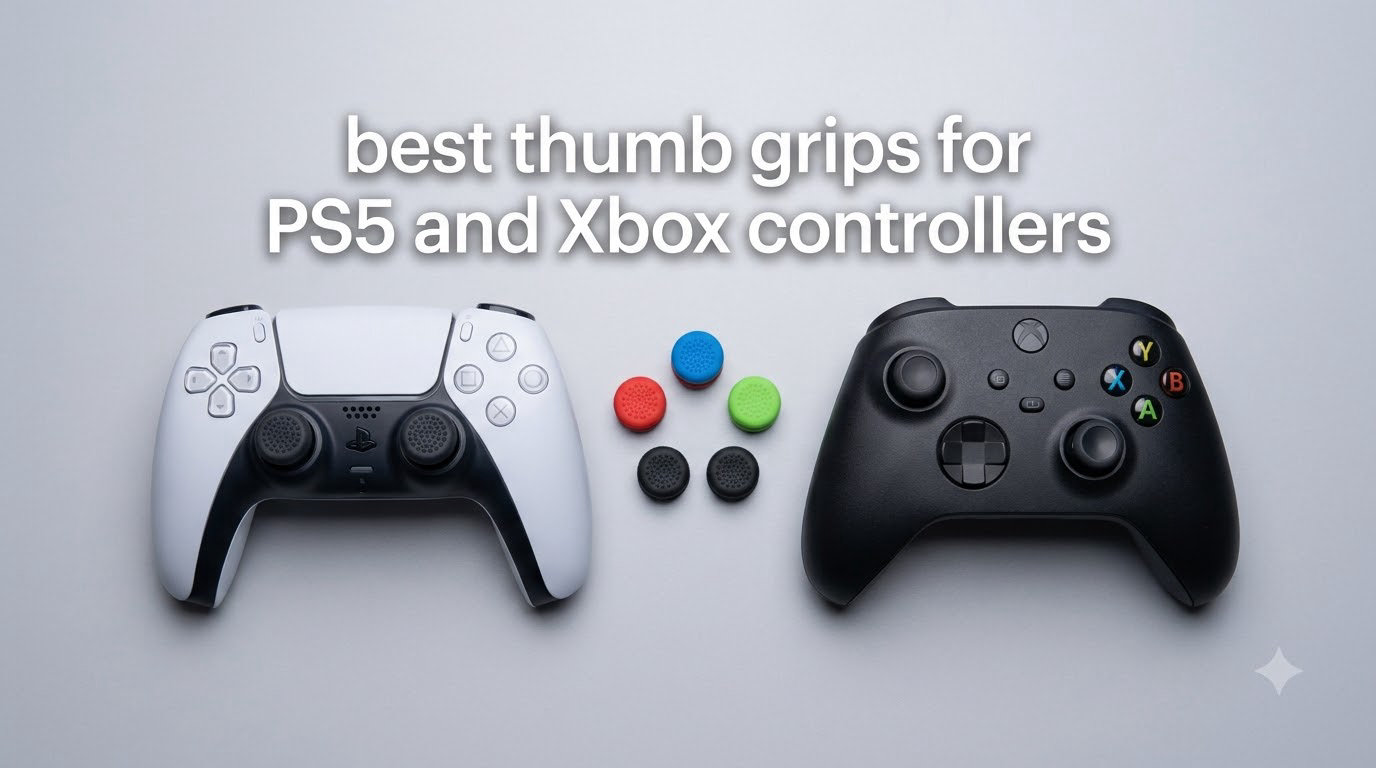 best thumb grips for PS5 and Xbox controllers