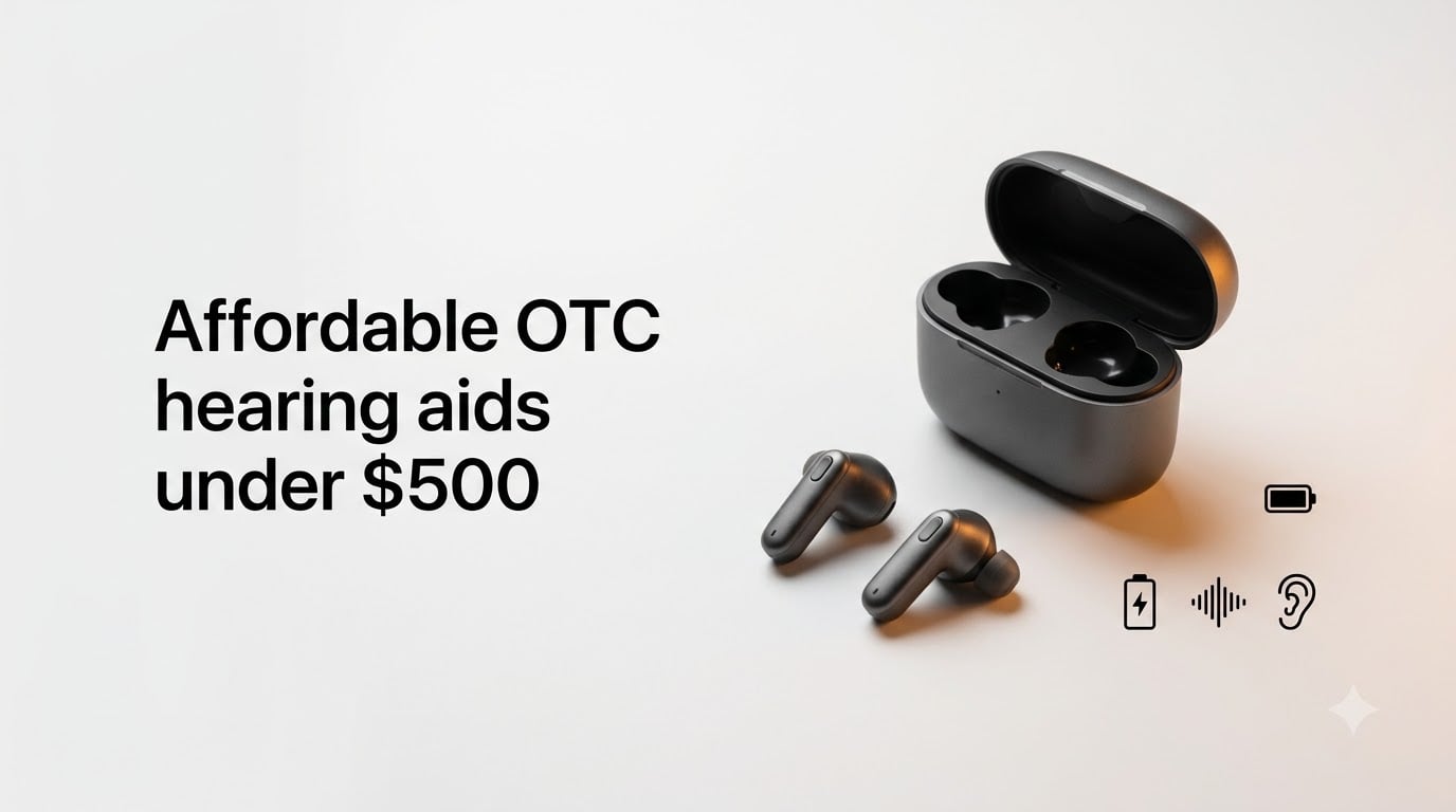 Affordable OTC hearing aids under $500