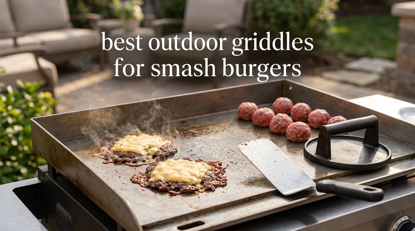 best outdoor griddles for smash burgers