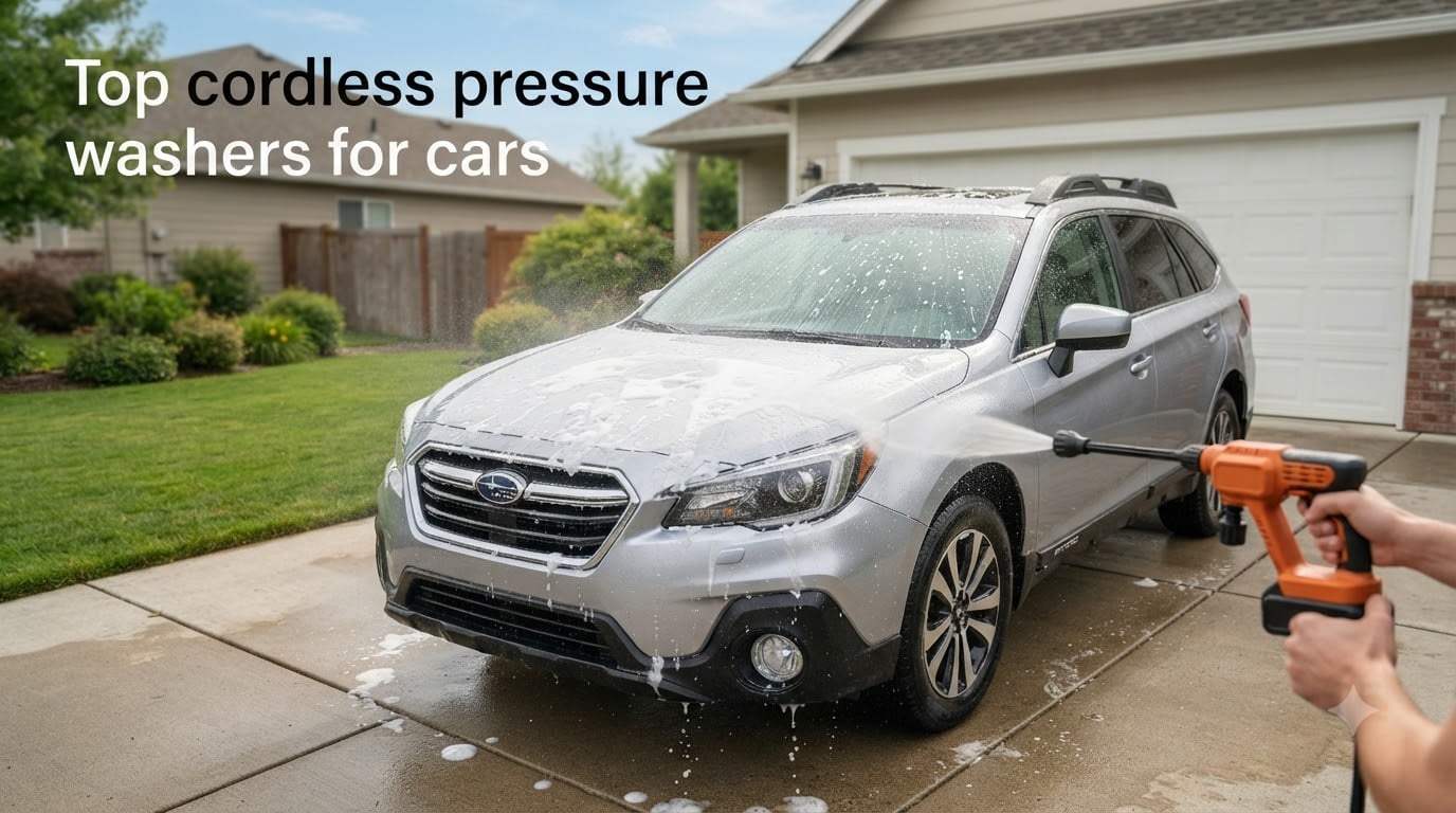 Top cordless pressure washers for cars