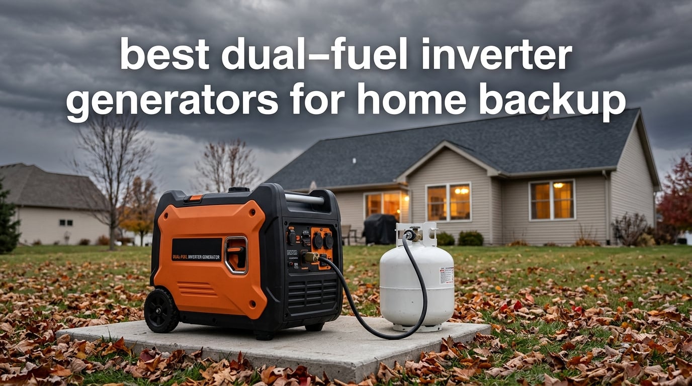 best dual-fuel inverter generators for home backup