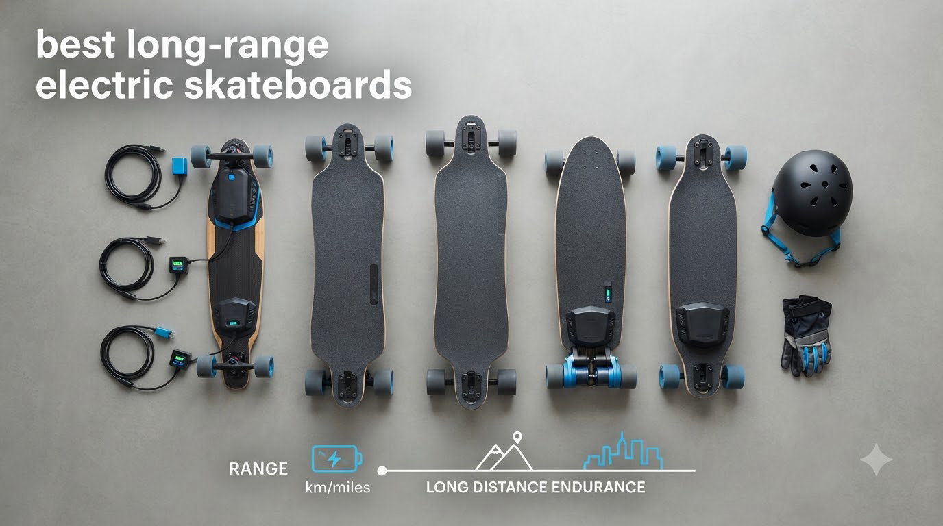 best long-range electric skateboards