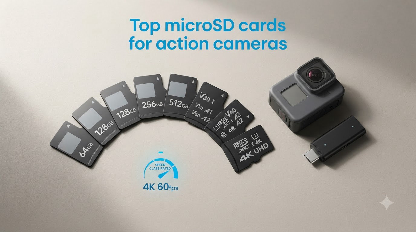 Top microSD cards for action cameras