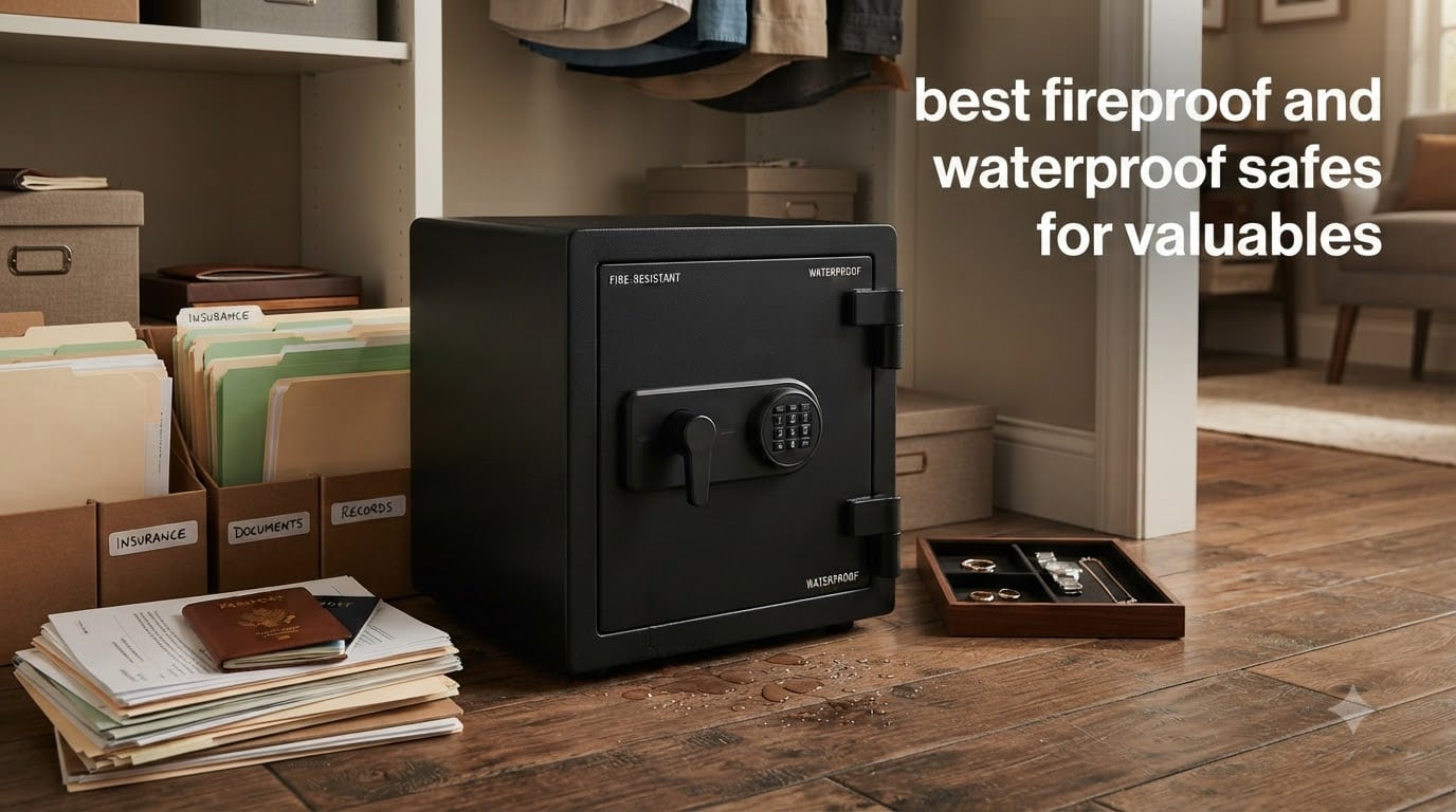 best fireproof and waterproof safes for valuables