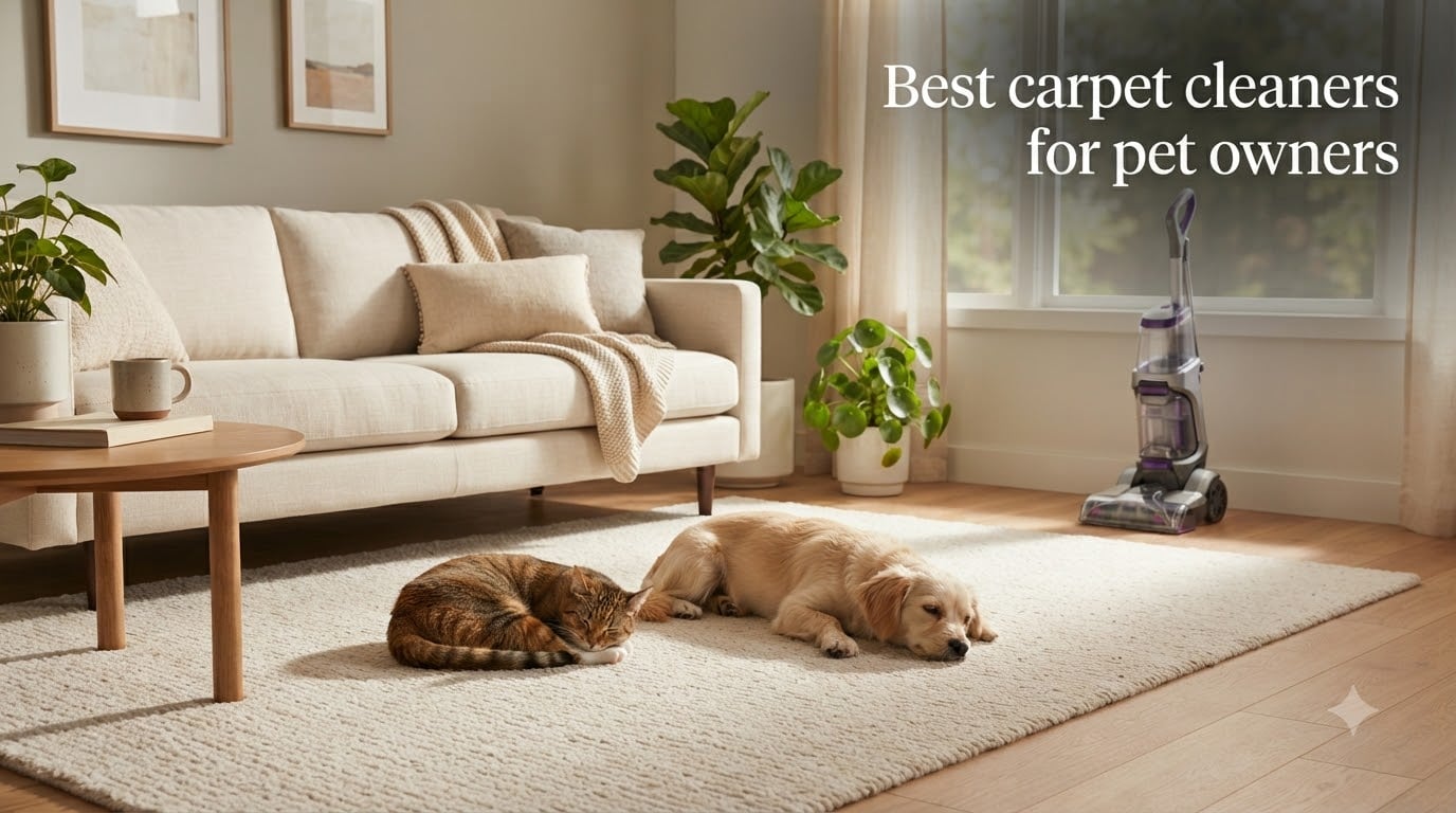 Best carpet cleaners for pet owners
