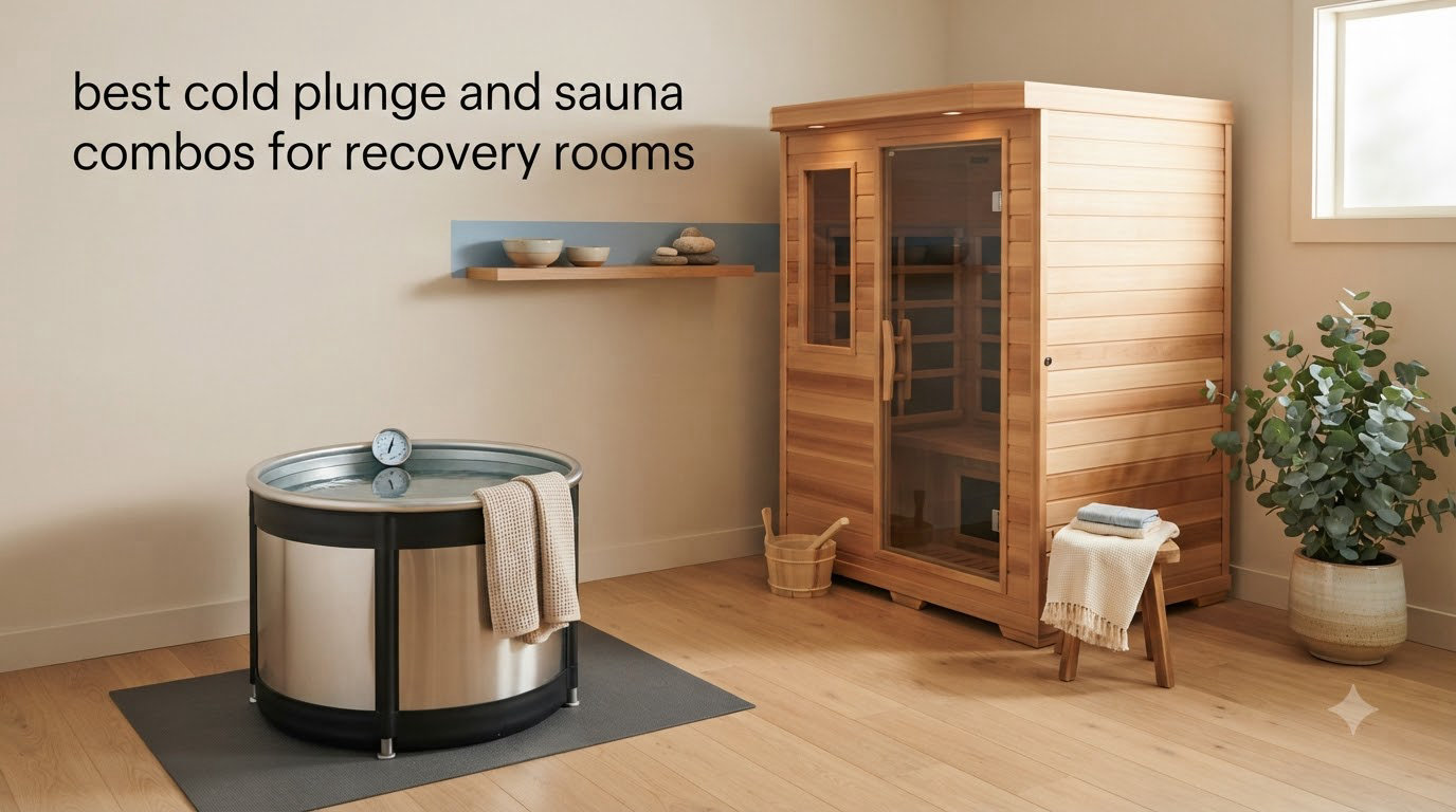 best cold plunge and sauna combos for recovery rooms