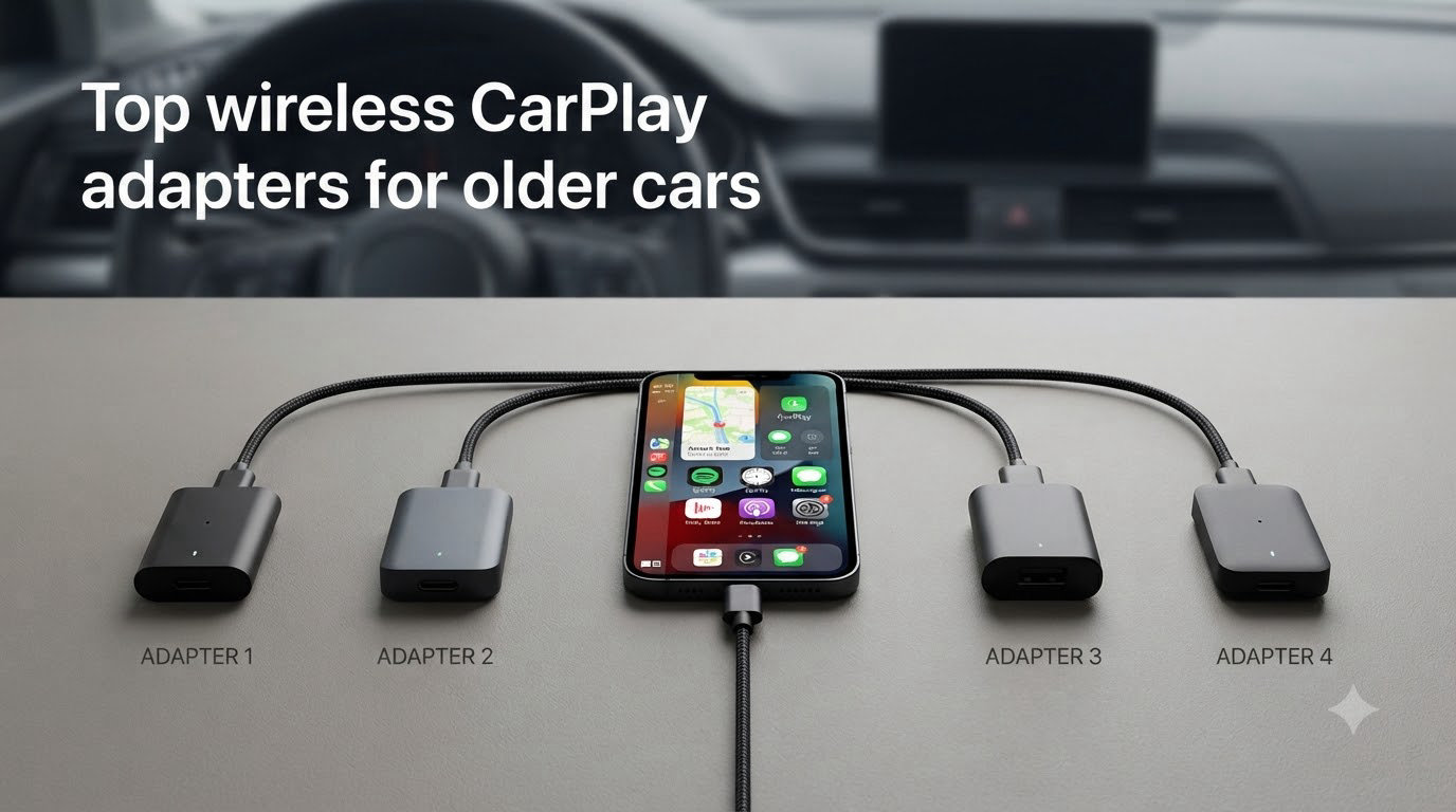 Top wireless CarPlay adapters for older cars