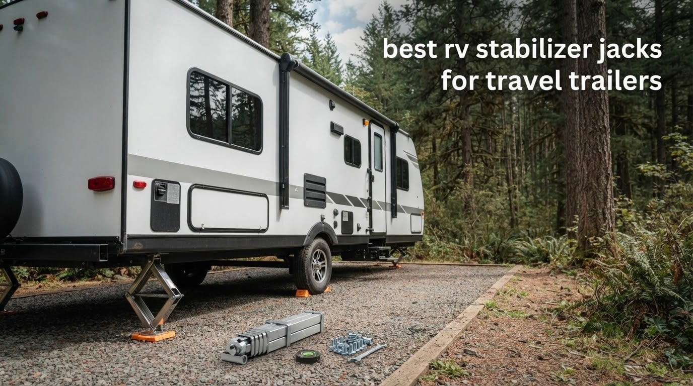 best rv stabilizer jacks for travel trailers