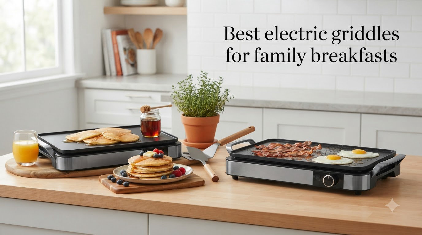 Best electric griddles for family breakfasts