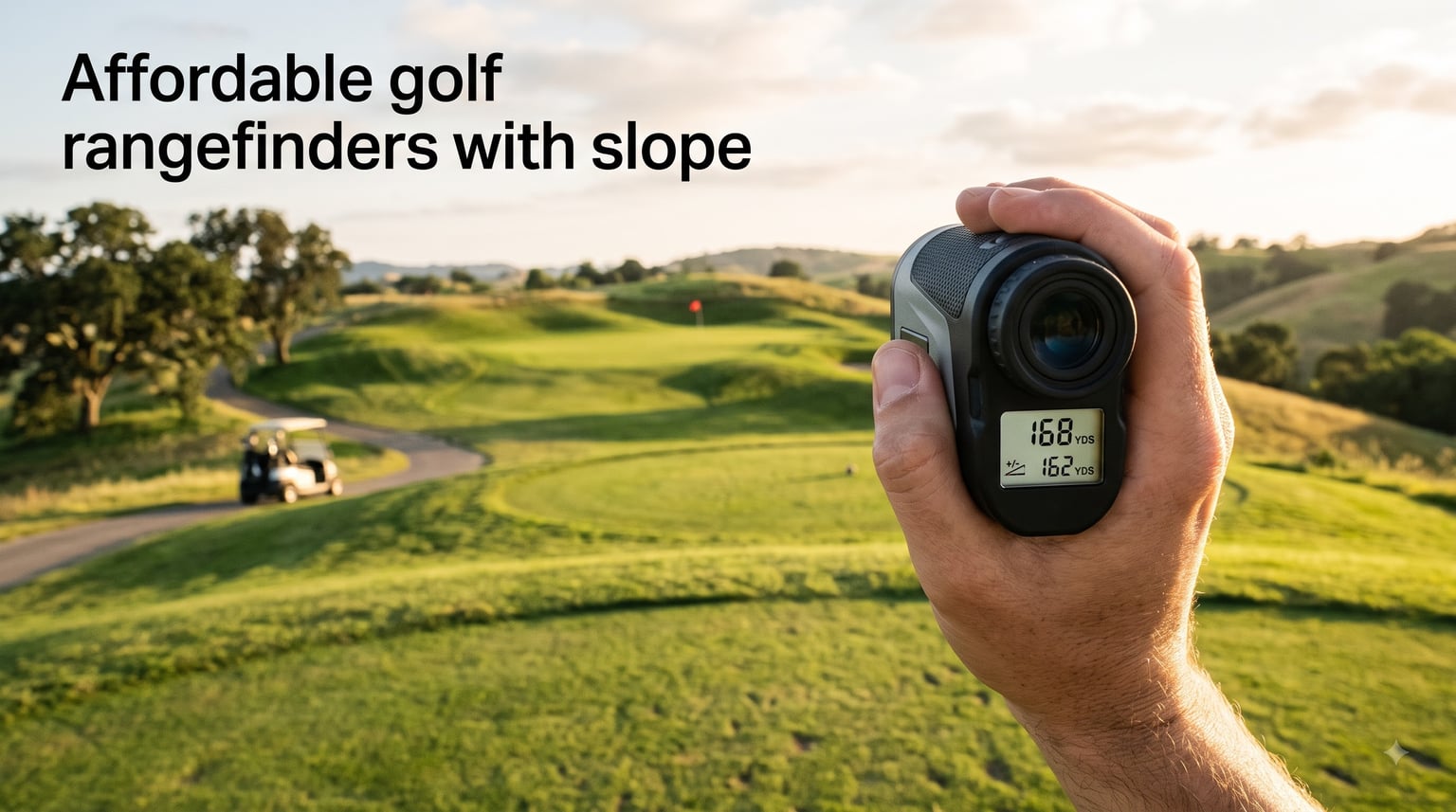 Affordable golf rangefinders with slope