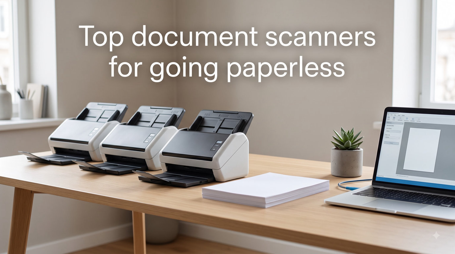 Top document scanners for going paperless