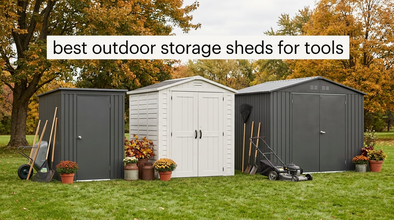 best outdoor storage sheds for tools