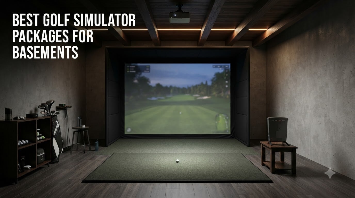 best golf simulator packages for basements