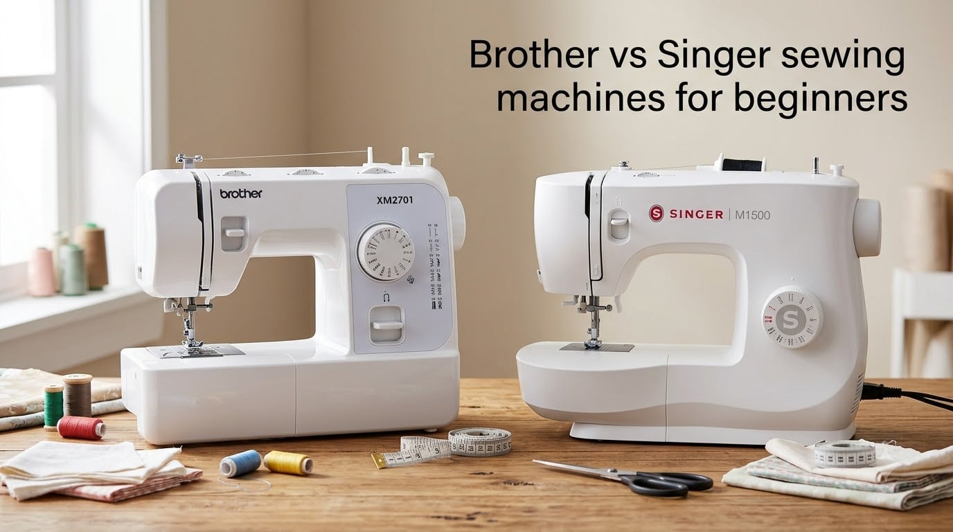 Brother vs Singer sewing machines for beginners