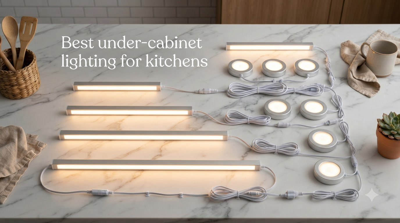 Best under-cabinet lighting for kitchens