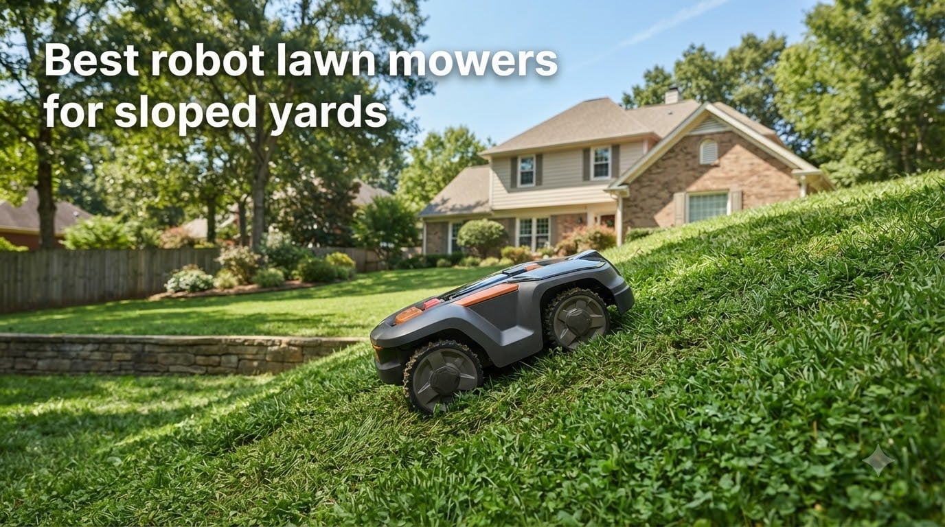 Best robot lawn mowers for sloped yards