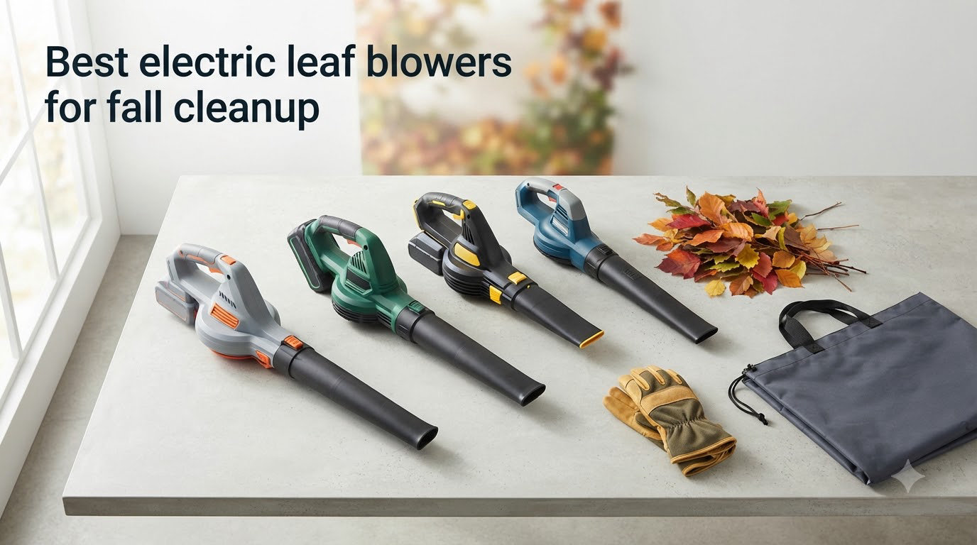 Best electric leaf blowers for fall cleanup